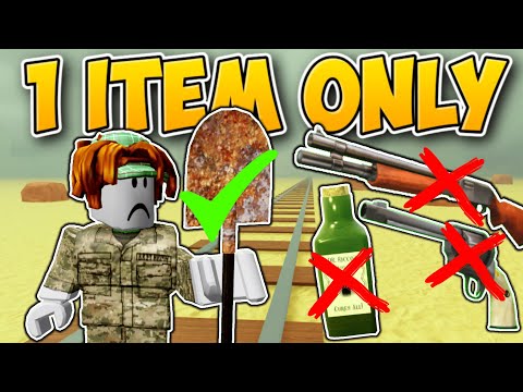 Beating Dead Rails But I Can Only Use ONE ITEM..