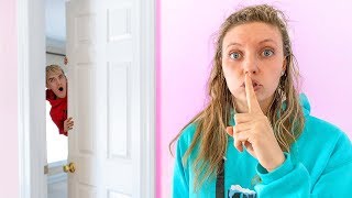 Stephen Sharer Spying on Grace Sharer WORLDS BIGGEST Mystery Machine Surprise!!