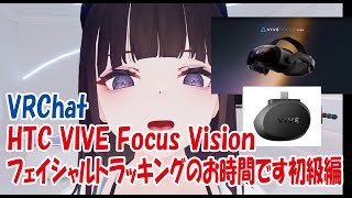 【VRC】フェイシャルトラッキングのお時間です初級編【vive focus vision】