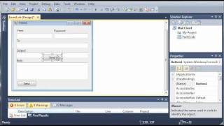 Visual Basic Tutorial - 141 - SMTP Client Part 1 Building The Interface