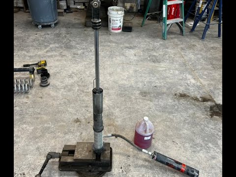 Fox 2.5 Dual Rate Coilover Shock Disassembled and Re-valved