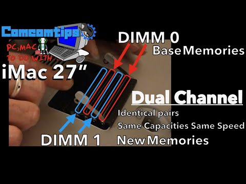 【Dual-channel Memory】iMac "27 RAM Upgrade Mixing different memories Dual Channel vs Single Channel