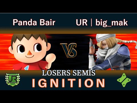 Ignition #112 LOSERS SEMIS - Panda Bair (Villager) vs UR | big_mak (Sheik)
