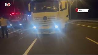 Arıza Yapan Tıra Çarpan Kamyon Şoförü Hayatını Kaybetti