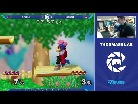 The Smash Lab 98 Losers Top 8 - Yingling (Falco) vs The Cheat (Luigi)