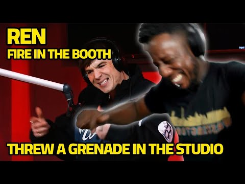Ren's Fire in the Booth Reaction | WHY HE DO THE STUDIO LIKE THAT!?
