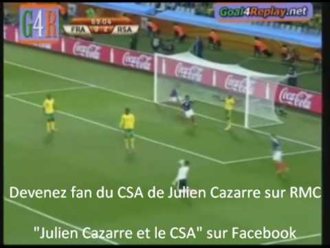 But de Malouda avec le son de RMC (France-Afrique du Sud)