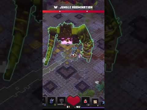 Minecraft dungeons jungle awakens boss fight.