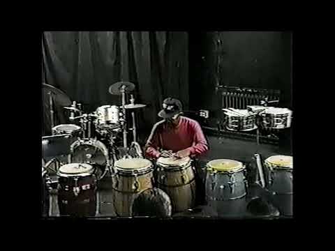 Changuito - Conga Drum Workshop at Boys Harbor Performing Arts in NY (1990s)