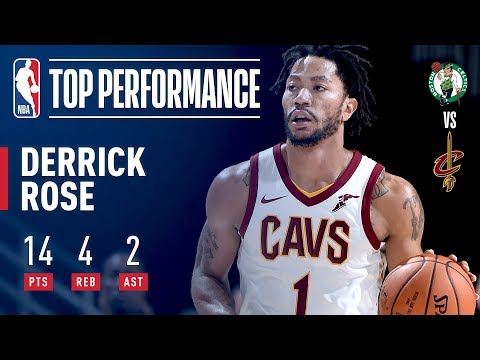Derrick Rose Impresses In First Game With Cleveland Cavaliers
