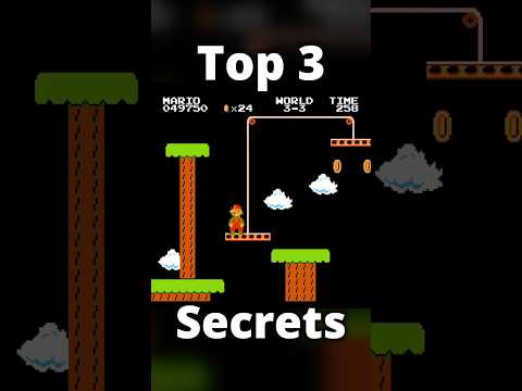 Top 3 Secrets Hidden in Super Mario Bros! 🔥