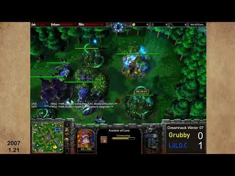 Grubby (O) vs. LiiLD.C (N) on Twisted Meadows – Dreamhack Winter 2007 - Losers Final (Game 2)