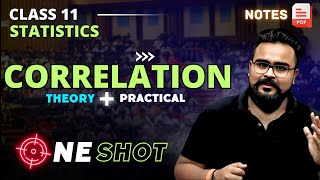 CORRELATION class 11 ONE SHOT | Complete Chapter | statistics by GAURAV JAIN
