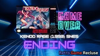Kendo Rage (1993) SNES Super Nintendo Famicom ending [Retro Gaming]