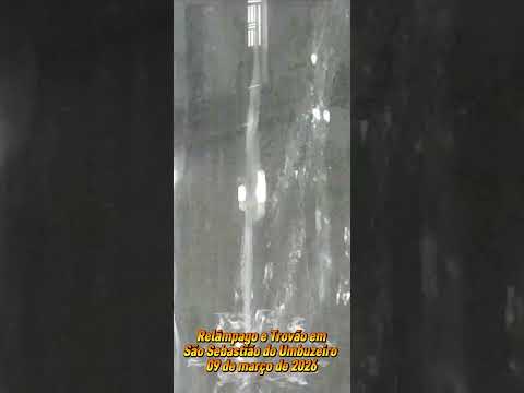 Momento do Relâmpago e Trovão emSão Sebastião do Umbuzeiro 09 de março de 2026