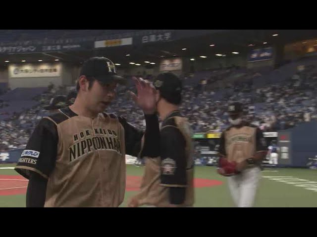 【8回裏】ファイターズ・加藤 前回登板に続き8回1失点の好投!! 2021/4/11 B-F