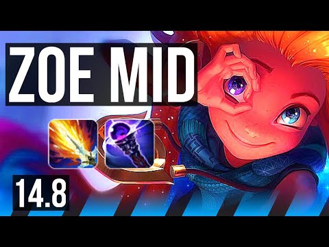 ZOE vs TRISTANA (MID) | 71% winrate, 9/5/20 | KR Master | 14.8