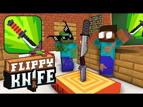FLIPPY KNIFE CHALLENGE | Platabush Animation