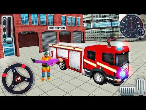 NY City FireFighter Simulator - Fire Truck Driver Rescues 3D - Android GamePlay