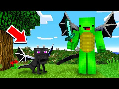 Playing Minecraft As A BABY ENDER DRAGON