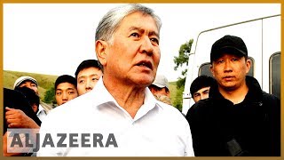 Kyrgyzstan’s ex-president barricades himself in at home