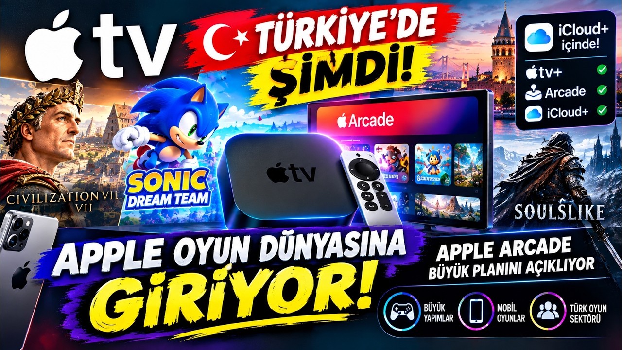 Apple TV Türkiye'de Açıldı! Apple'ın Oyun Planı Sandığınızdan Çok Daha Büyük!