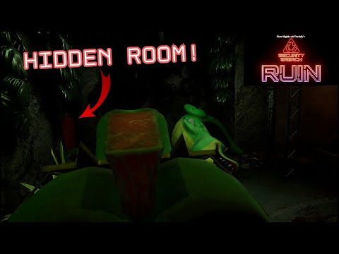 HIDDEN ROOM with WET FLOOR BOT you may have missed - Chapter 3 - FNAF Security Breach RUIN DLC PS5