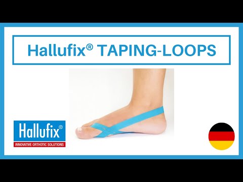 Hallufix® TAPING-LOOPS - Für den Hallux valgus oder die Hammerzehe