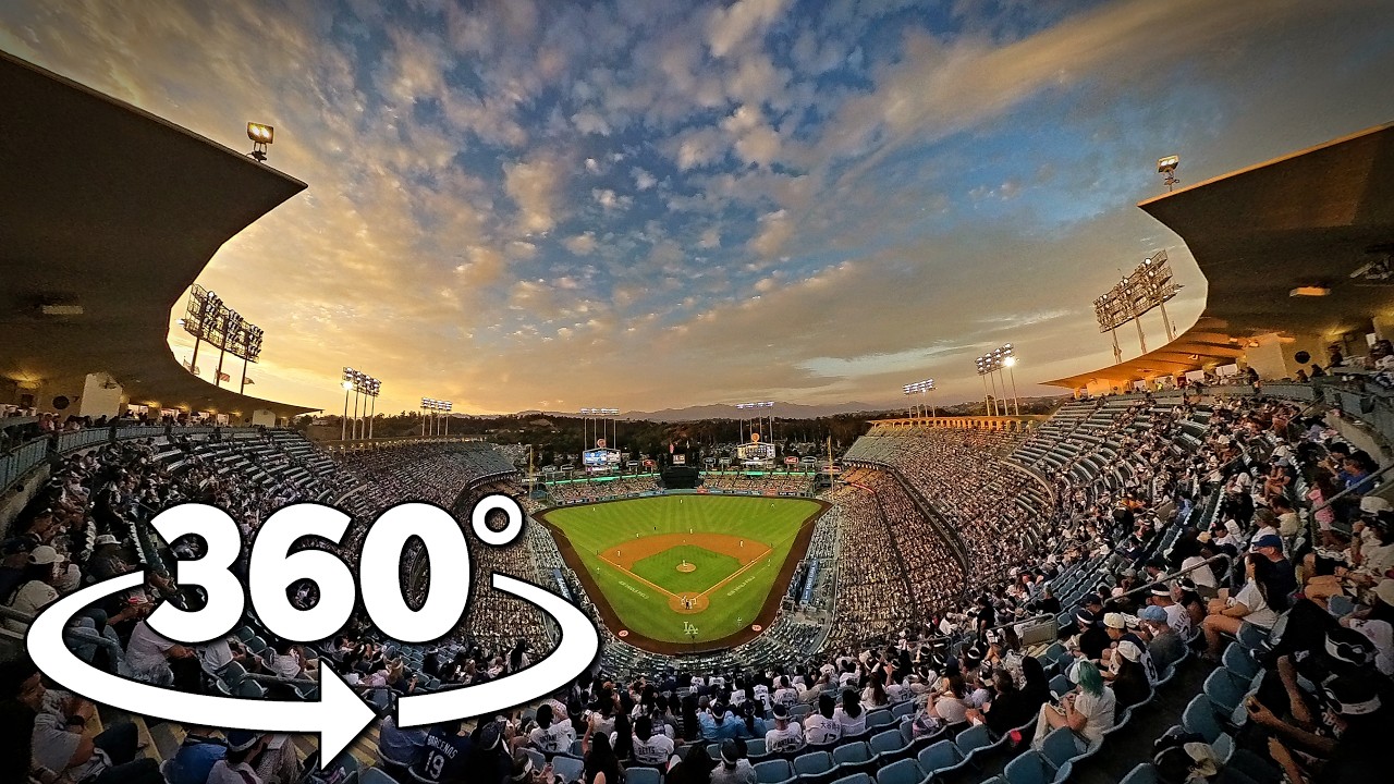 Dodger Stadium 360° Tour | What it's like to watch the Los Angeles Dodgers at Dodger Stadium