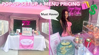 Pop-Up Event Set Up For Your Small Treat Business + Pricing | TIPS FOR OUTDOOR OR INDOOR POP-UP SHOP
