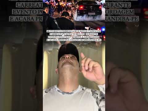 RESISTE À ABORDAGEM E ACABA PRESO NA CIDADE DE MIRANDIBA-PE