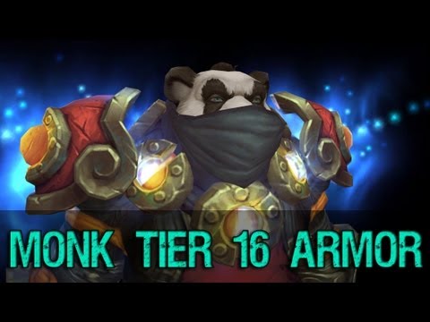 Tier 16 Monk Armor Set