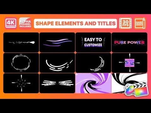 Apple Motion Template: Dynamic Shapes And Titles | FCPX