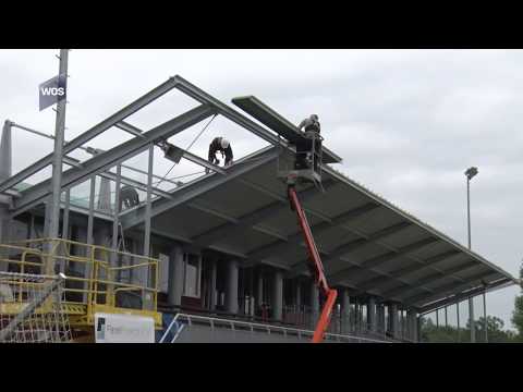 Werkzaamheden tribune SV Den Hoorn