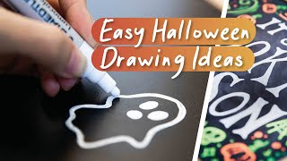 3 FUN & SIMPLE HALLOWEEN Doodle Ideas
