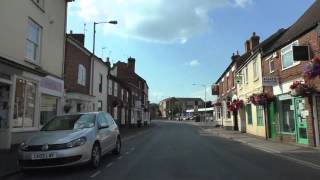 preview picture of video 'Driving On High Street, Priest Lane & Lower Priest Lane, Pershore, Worcestershire, England'