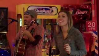Michael Gonzalez & Natalie Rose - Boy with a coin (Iron & Wine) @ Double Dave's Pizza in Tyler, TX