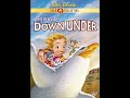 Opening To The Rescuers Down Under 2000 DVD Gold Classic Collection