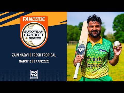 POTM: Z.Naqvi - JIB vs FT | Highlights | FanCode ECS Milan | 27 Apr 2023 | ECS23.253