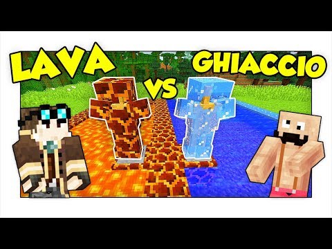 ESPERIMENTI E SFIDE FRA ARMATURA DI LAVA E GHIACCIO! - Minecraft ITA w/ Lyon