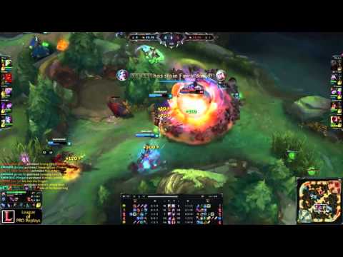 434. SKT T1 Faker (13 3 7) MID Kassadin vs Master Yi SoloQ Challenger 5.2