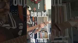Sweet Dreams are made of this -  Acoustic Tutorial  #guitarhowto #guitar #shorts #openchords