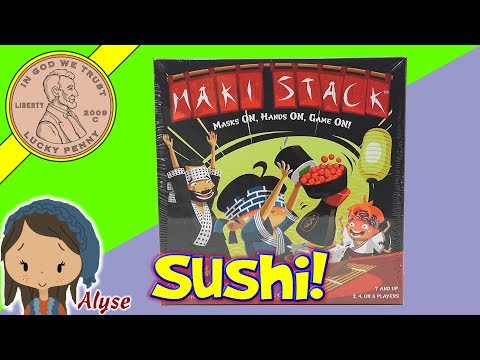 How To Play The Game Maki Stack Sushi Stacking Family Game Review