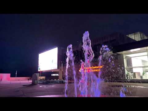 Video de fuente de piso transitable