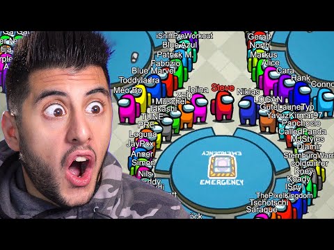 1000 KİŞİYLE AMONG US OYNAMAK