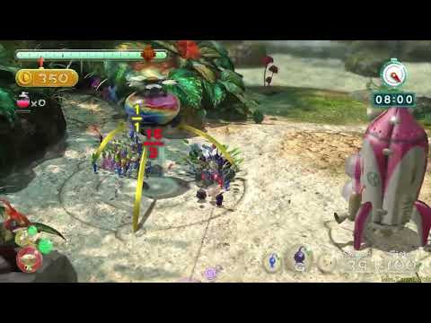 Pikmin 3 Deluxe Hack - Olimar and Louie Explore Story Mode Tropical Wilds