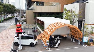 【大成建設参画プロジェクト】横浜みなとみらいエリアで「グリーン・マルチモビリティハブステーション」の社会実証を実施｜大成建設