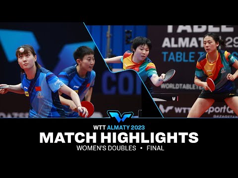 Fan/Liu vs Kuai/Chen | WD Final | WTT Contender Almaty 2023