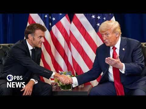 WATCH LIVE: Trump meets with French President Macron during G7 summit