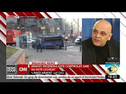 Raed Arafat, despre incendiul de la mall-ul Prosper din Capitală: Există riscul să se prăbușească